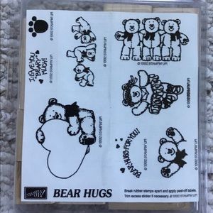 Stampin Up “Bear Hugs” Stamp Set of 8 Stamps